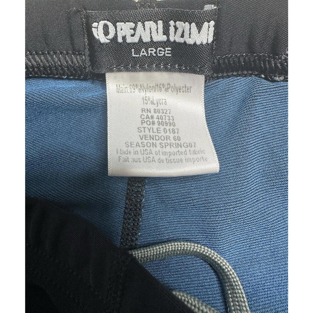 Pearl Izumi Size L Womens Stretch Inner Pad Elastic Waist Cycling Shorts Black - Picture 7 of 7